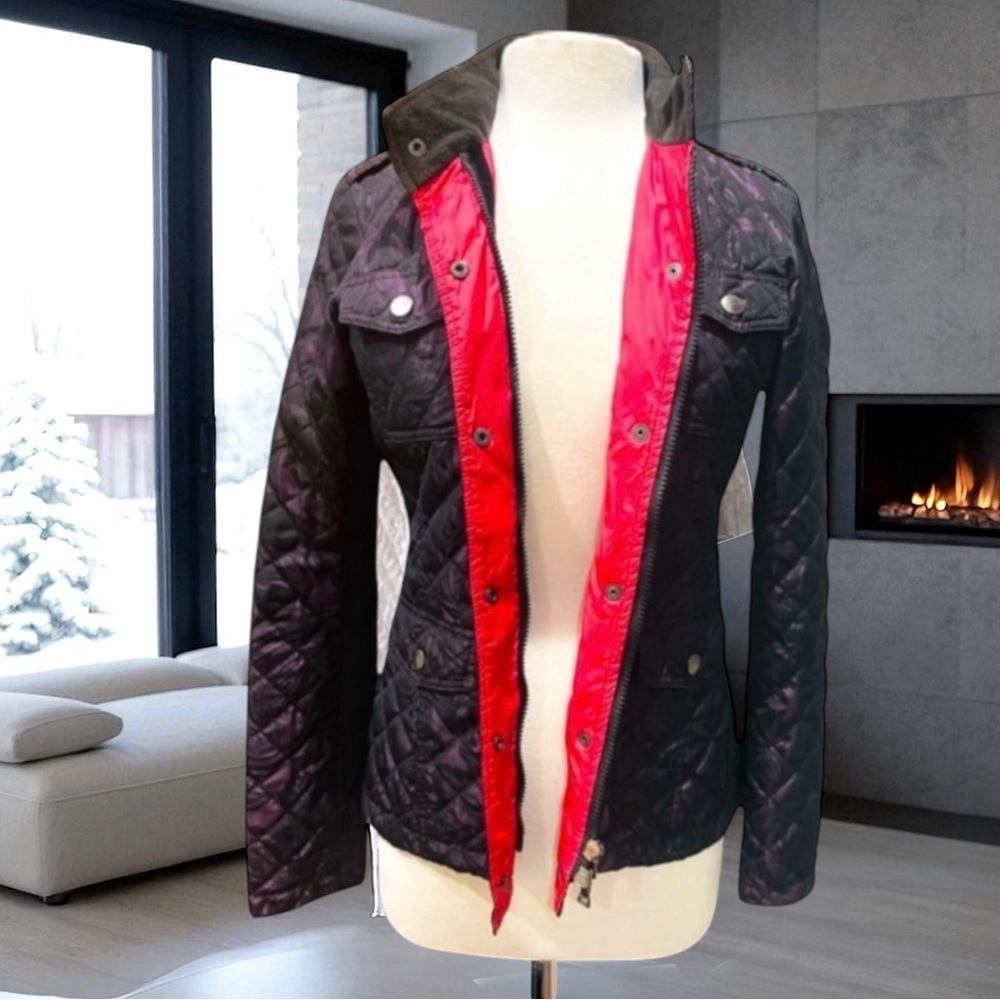 ETRO QUILTED  PRINT PUFFER JACKET SIZE 42